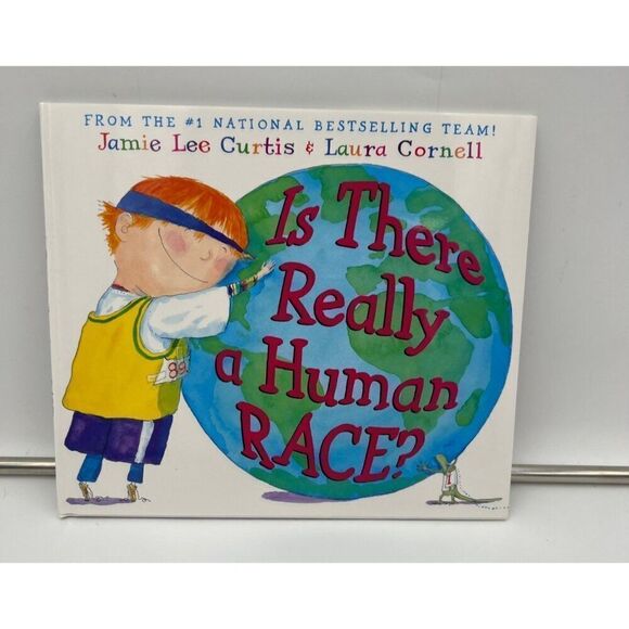 Is There Really A Human Race Signed Book Jamie Lee Curtis Hardcover 1st JSA - Picture 2 of 7